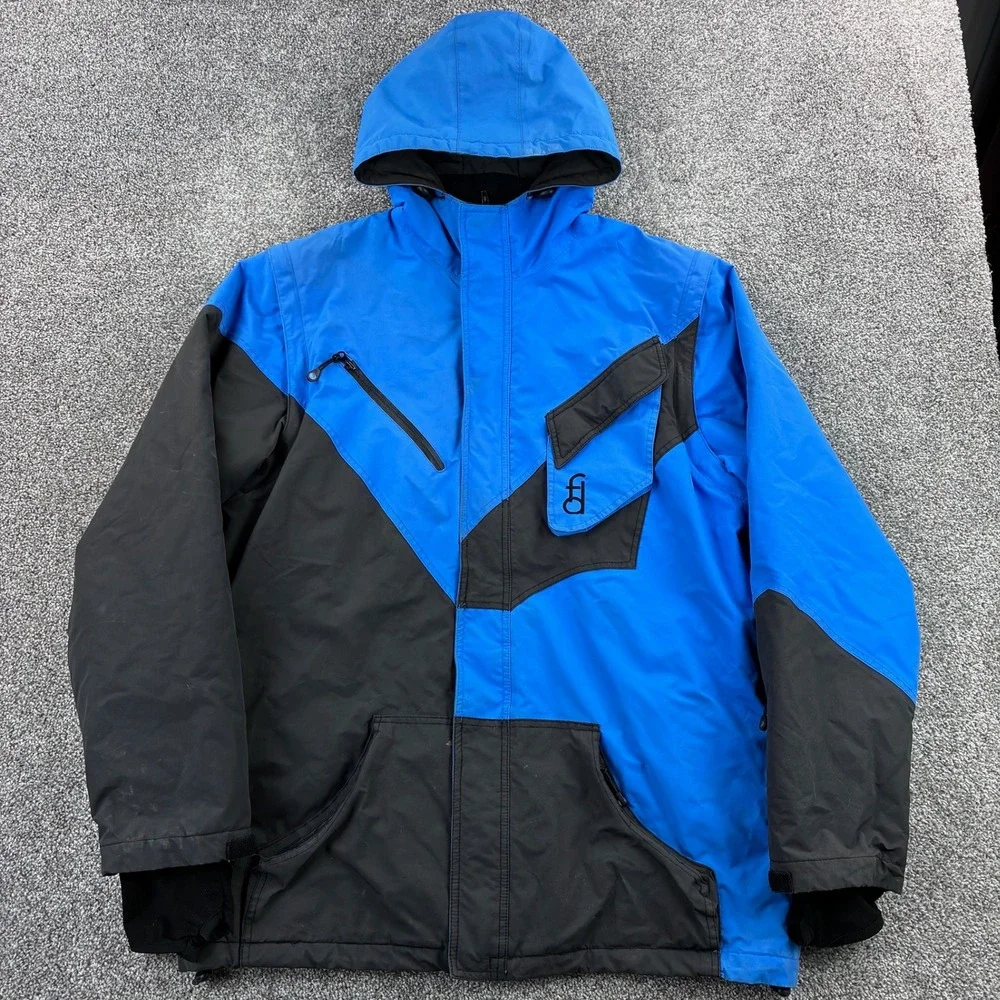 Vintage First Drop Virtika Jacket Men's L Ski Snowboard Convertible Sleeves